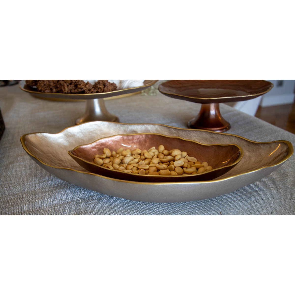 Doré Brown Oval Cup 23x13cm