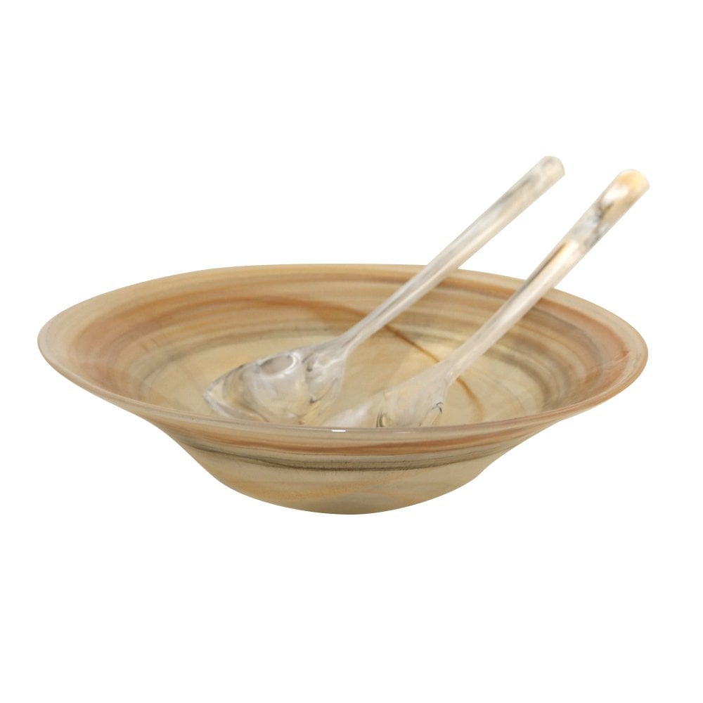Sahara Glass Bowl 30x30x7.5 cm