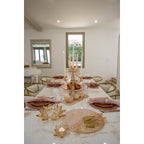 Hars pailletten rond glitterlade 30x30x1.5 cm