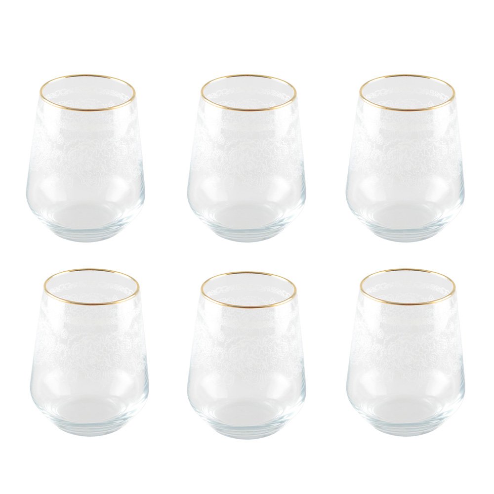 Arabische waterglazen - veel van 6