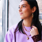Natuursteen kralenketting 'SMALL' - mokka