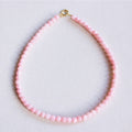 Natuursteen kralenketting 'SMALL' - lichtroze