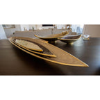 Aluminium zand decoratieve snit 94x19x6cm