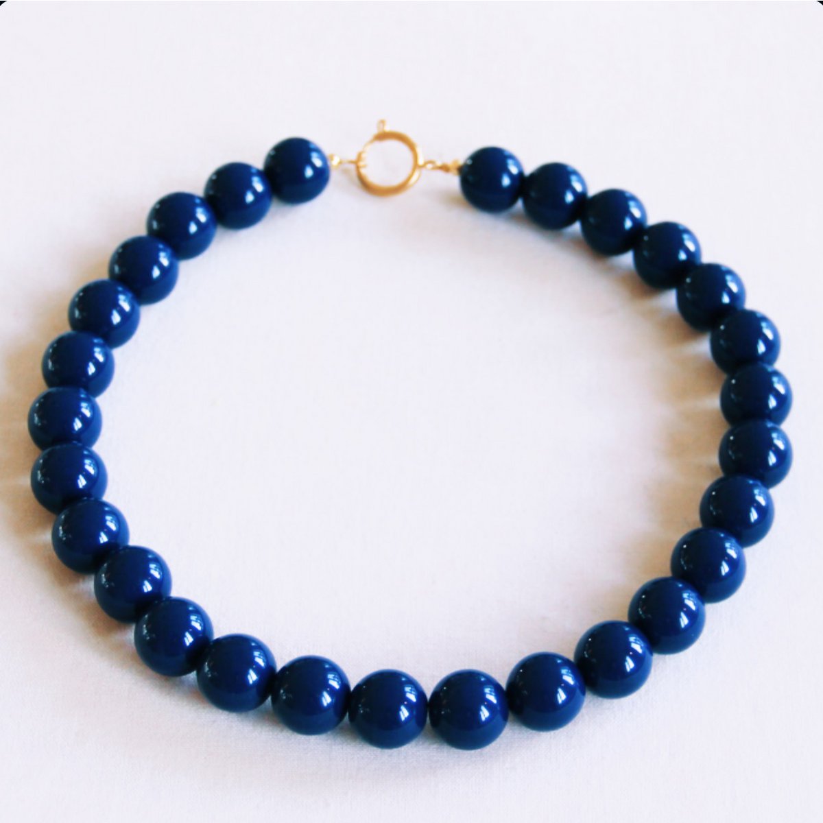 Kralenketting XXL - donkerblauw