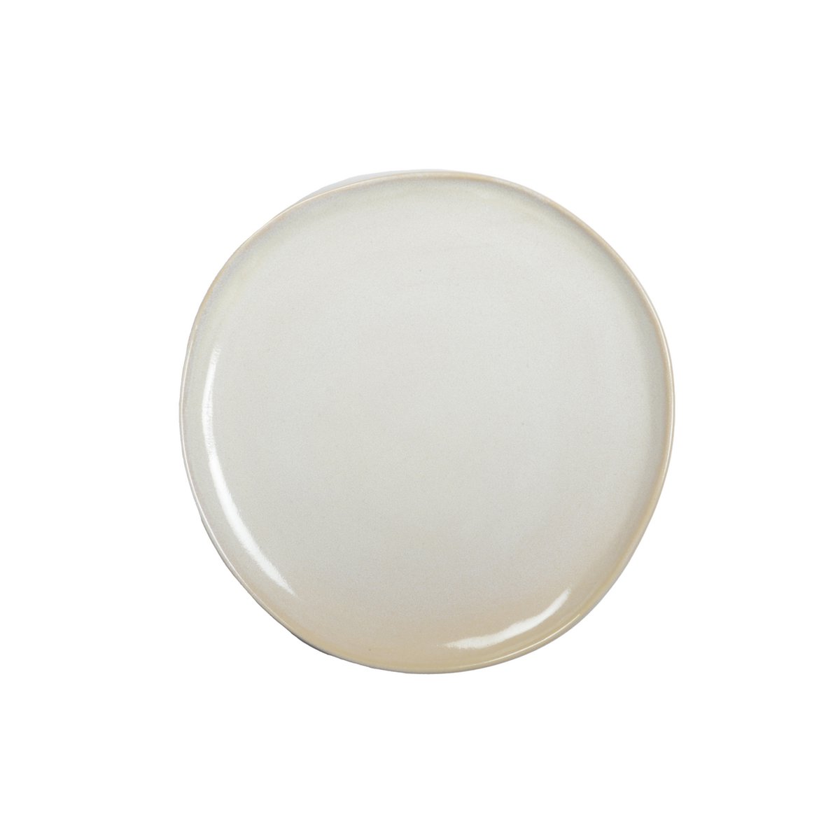 Witte platte plaat
