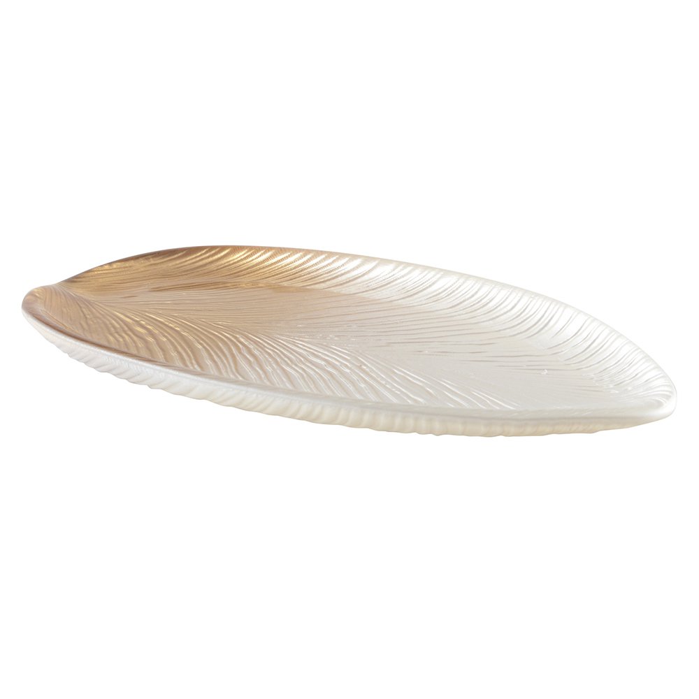 Golden gedegradeerd blad klein model 30x14x2cm