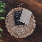 Placemat (set van 2,4 of 6) AMBON | Placemat van Raffia | 45 cm doorsnee