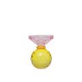 H10cm Amber en roze knop