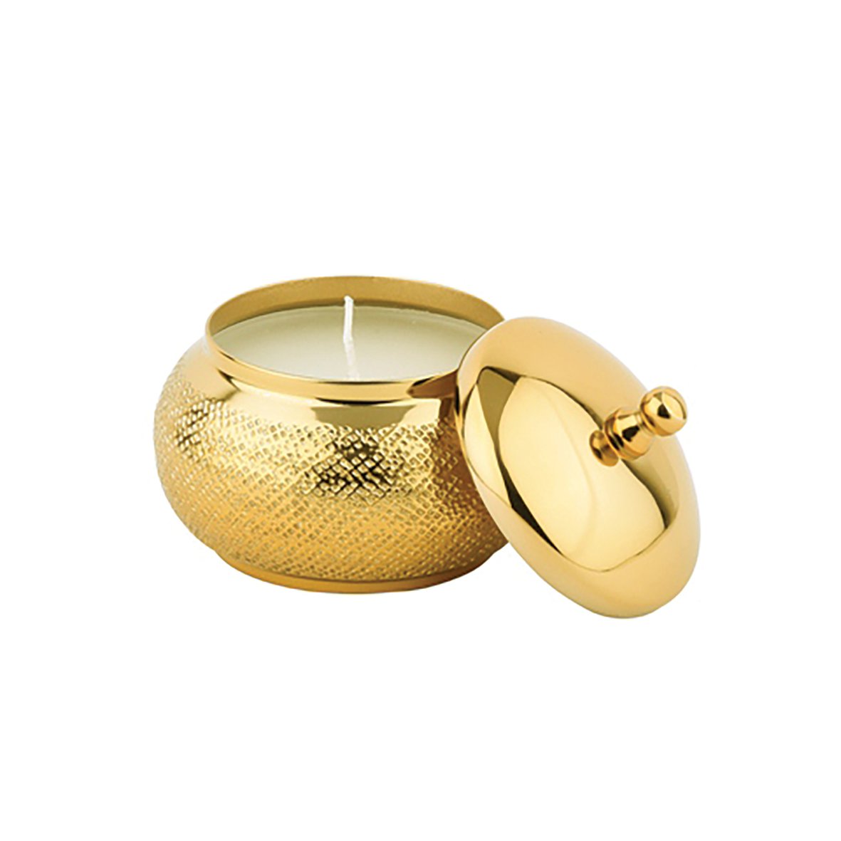 Groot model gouden ronde kaars