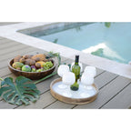Houten decoratieve snit 45x45x9cm