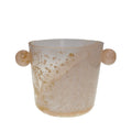 Scawd -emmer met hars glitter 14,5x14.5x13cm
