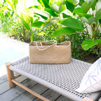 Handwoven tas gemaakt van zeegras salara (2 maten)