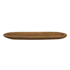 Lang houten ovale decoratieve lade 50x13x3cm