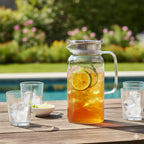 Waterkaraf roestvrijstalen deksel 1,2 l