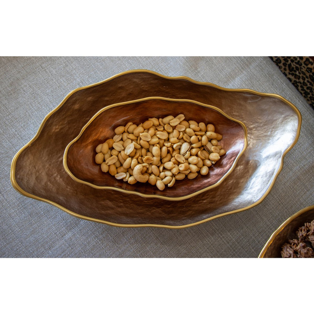Doré Brown Oval Cup 23x13cm