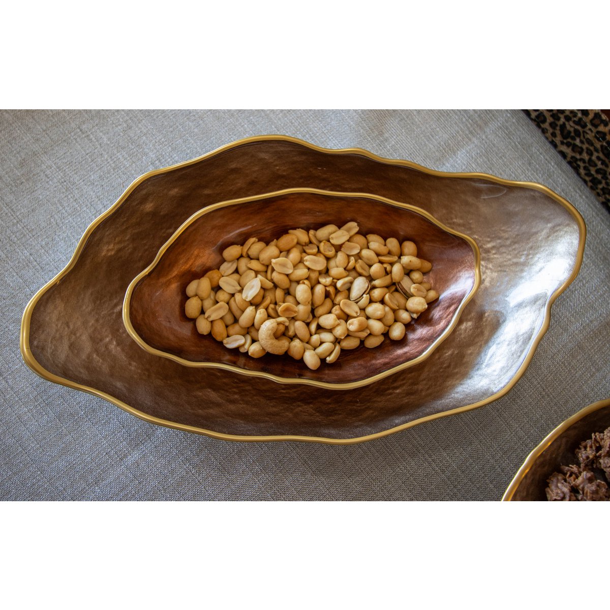 Doré Brown Oval Cup 23x13cm
